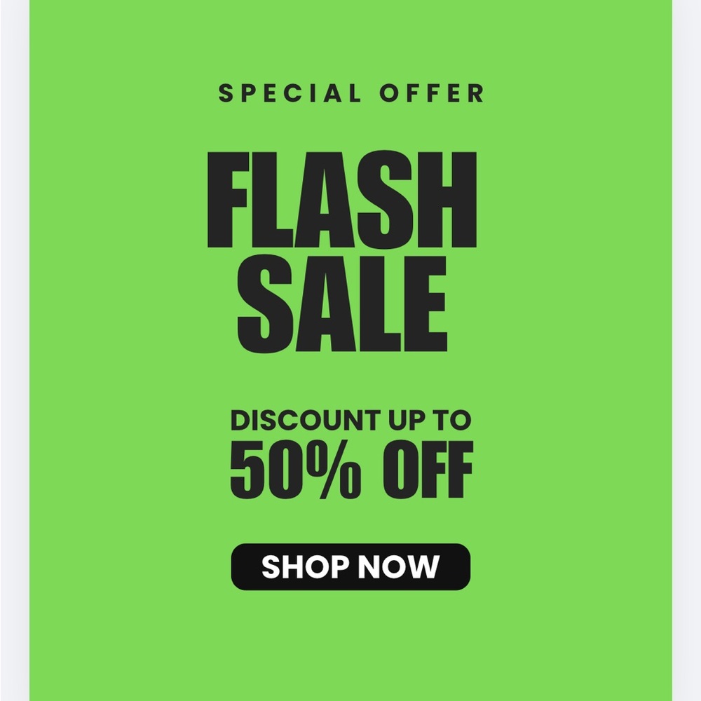 Flash Sale on Accessories and Select items (ends March 8th)
